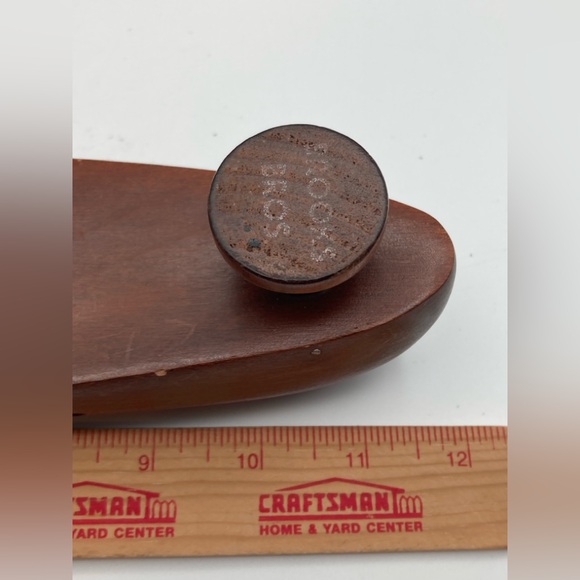 Vintage Brooks Brothers Shoe Tree Insert Men’s Brown Cedar Wood Dress Shoe - Picture 6 of 9